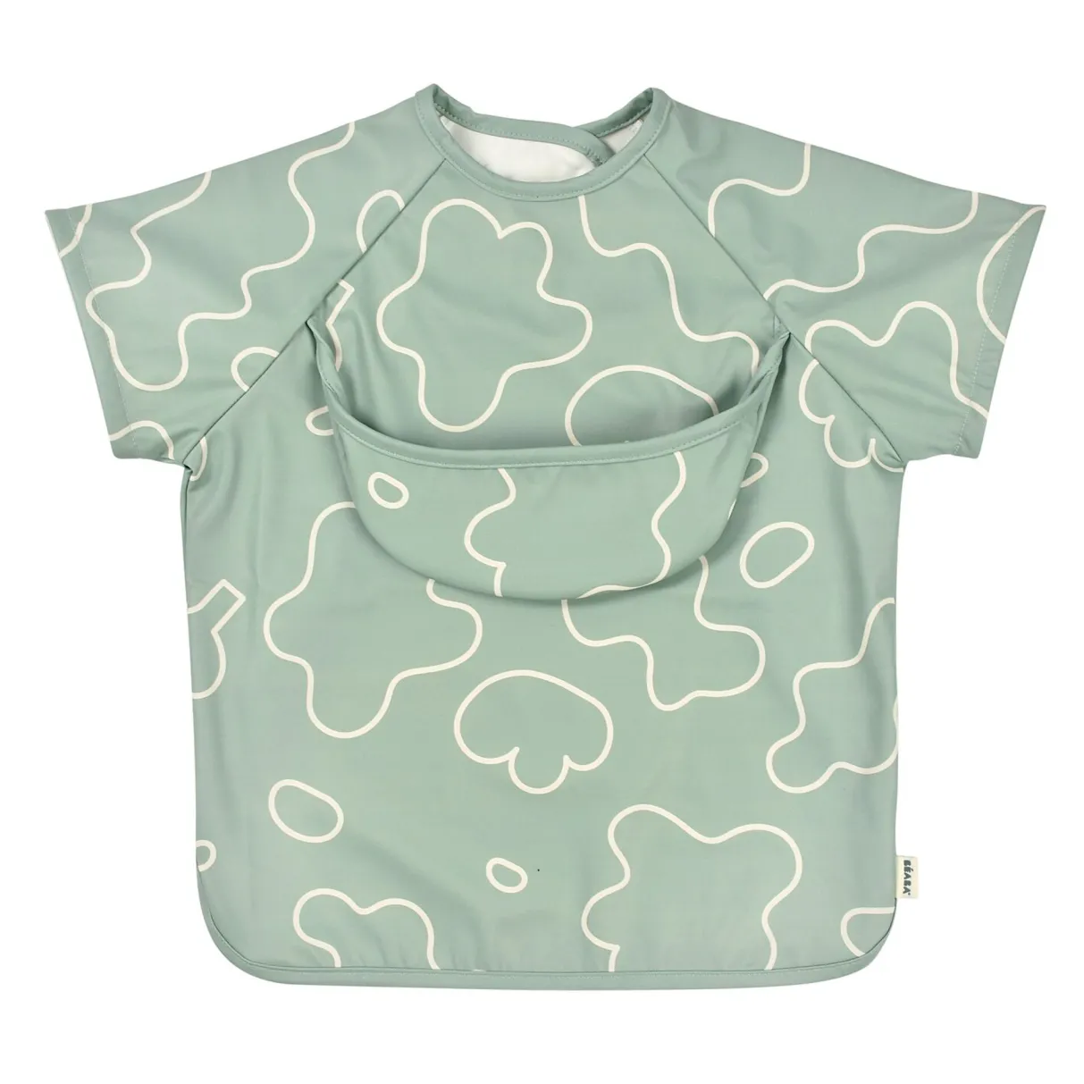 BÉABA Couverts, Vaisselle Et Bavoirs*Bavoir A Manches Evolutif 2 En 1 Sage Green