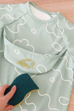 BÉABA Couverts, Vaisselle Et Bavoirs*Bavoir A Manches Evolutif 2 En 1 Sage Green