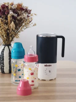 BÉABA Biberons Et Accessoires*Biberon Verre Col Large 240Ml Crown Pink