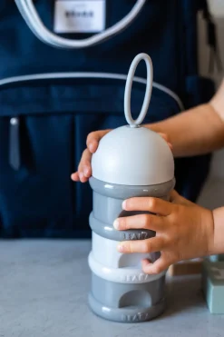 BÉABA Doseurs De Lait*Boite Doseuse De Lait Empilable Grey