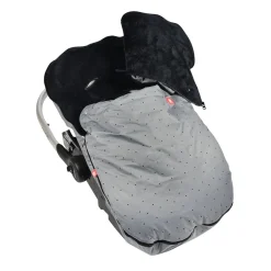 BÉABA Chancelieres Et Nids D'Ange*Chanceliere Siege Auto Heather Grey Dots