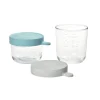 BÉABA Pots De Conservation*Coffret 2 Portions Verre 150Ml Airy-Green/250Ml Light Mist