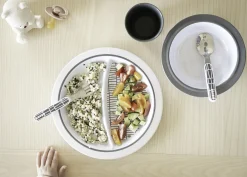 BÉABA Couverts, Vaisselle Et Bavoirs*Coffret Cadeau Repas Pink Grid