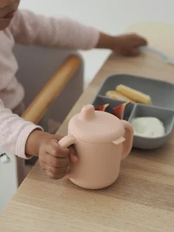 BÉABA Couverts, Vaisselle Et Bavoirs*Coffret D'Apprentissage Silicone + Tasse Pink