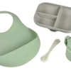 BÉABA Goûter Sain*Coffret Repas Les Essentiels Grey / Sage Green