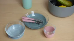 BÉABA Couverts, Vaisselle Et Bavoirs*Coffret Repas Verre Eucalyptus