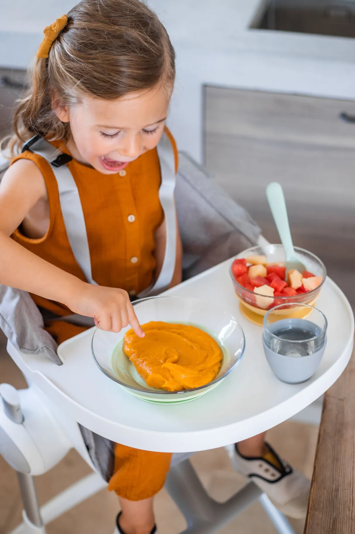 BÉABA Couverts, Vaisselle Et Bavoirs*Coffret Repas Verre Yellow
