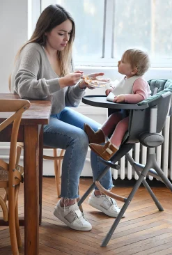 BÉABA Chaise Haute*Coussin D'Assise Pour Chaise Haute Up&Down Green