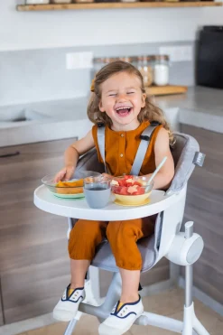 BÉABA Chaise Haute*Coussin D'Assise Pour Chaise Haute Up&Down Grey