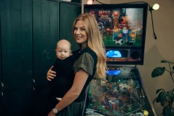 BÉABA Sorties De Bébé*Echarpe De Portage Najell X Beaba Noir L/Xl