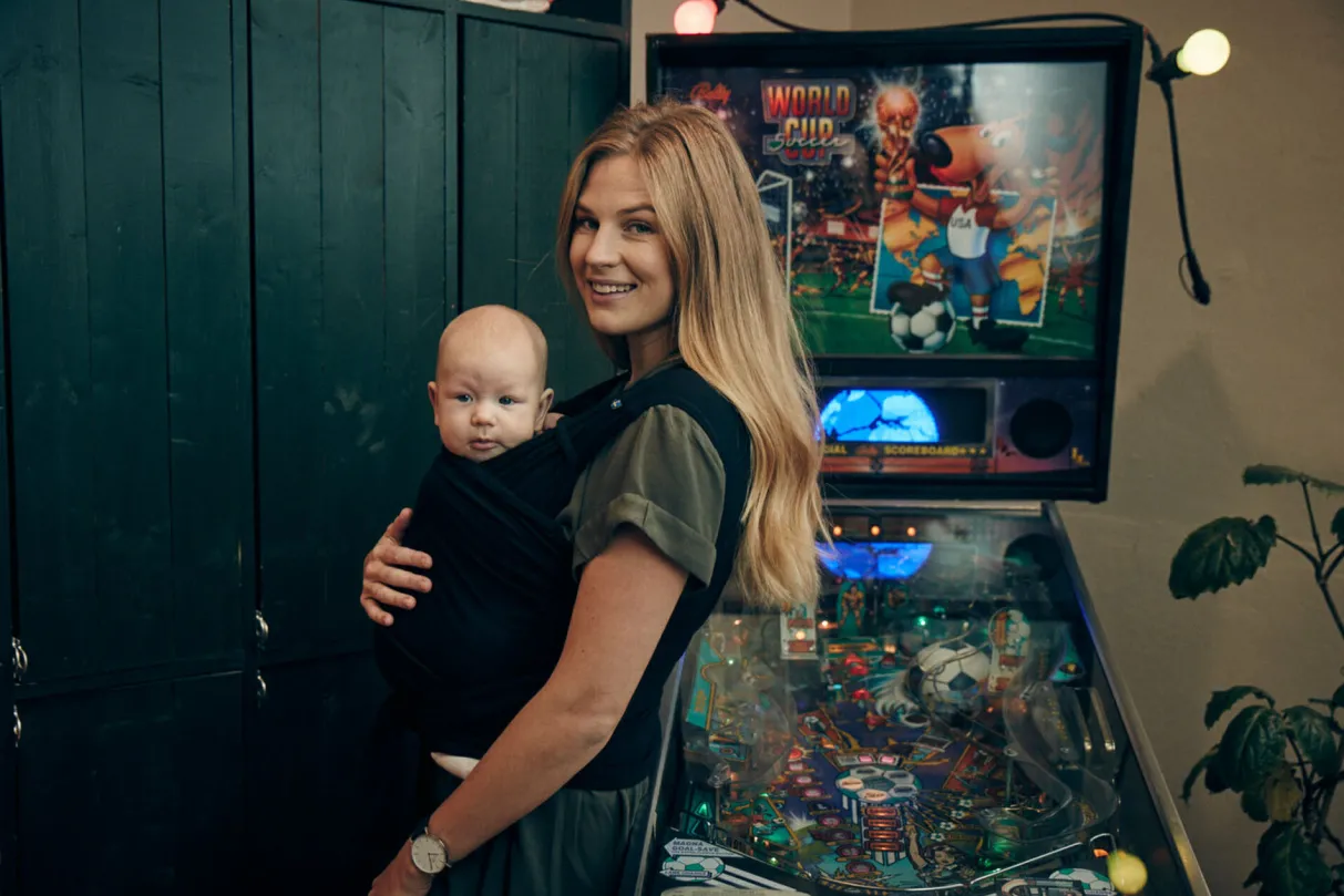 BÉABA Sorties De Bébé*Echarpe De Portage Najell X Beaba Noir L/Xl