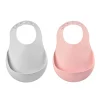 BÉABA Couverts, Vaisselle Et Bavoirs*Lot De 2 Bavoirs Silicone Light Mist/Old Pink