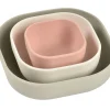 BÉABA Goûter Sain*Lot De 3 Bols Silicone Gigogne Velvet Grey