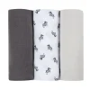 BÉABA Accessoires De Toilette*Lot De 3 Langes En Coton Savanna