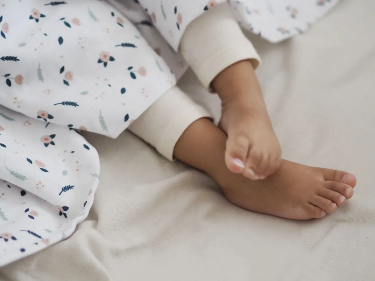 BÉABA Emmaillotage*Lot De 2 Langes Xxl En Coton Stormy Weather/Spring Flower