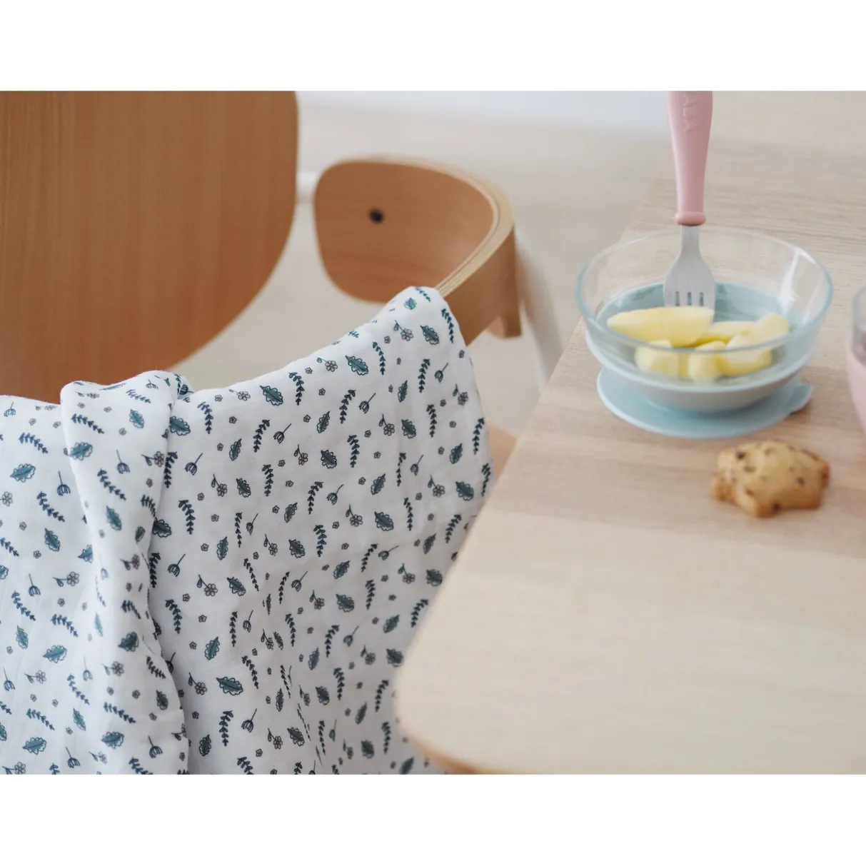 BÉABA Emmaillotage*Lot De 2 Langes Xxl En Coton Bridal Pink/Flowery Countryside