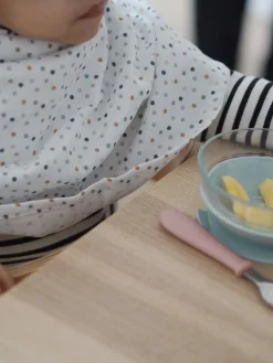 BÉABA Emmaillotage*Lot De 2 Langes Xxl En Coton Baltic Blue/Points