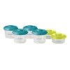 BÉABA Pots De Conservation*Lot De 6 Portions Clip 1Er Age 60 Et 120 Ml Neon