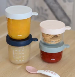 BÉABA Pots De Conservation*Lot De 4 Portions Verre - Eucalyptus