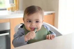 BÉABA Couverts, Vaisselle Et Bavoirs*Lot De 2 Pre-Cuillere Silicone Sage Green / Velvet Grey