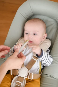 BÉABA Couverts, Vaisselle Et Bavoirs*Lot De 2 Pre-Cuillere Silicone Terracotta / Velvet Grey