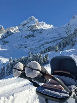 BÉABA Poussettes Et Accessoires*Moufles Poussette Black