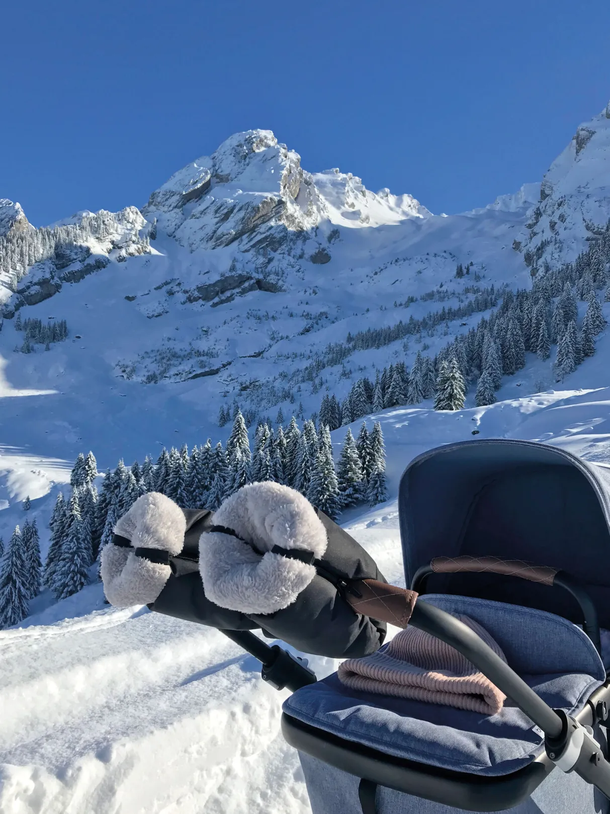 BÉABA Poussettes Et Accessoires*Moufles Poussette Black