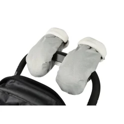 BÉABA Poussettes Et Accessoires*Moufles Poussette Heather Grey