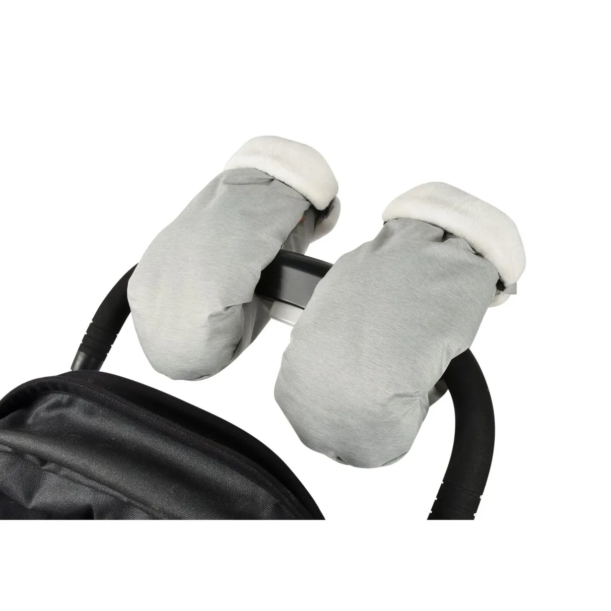 BÉABA Poussettes Et Accessoires*Moufles Poussette Heather Grey