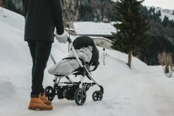 BÉABA Poussettes Et Accessoires*Moufles Poussette Heather Grey