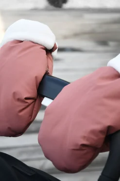 BÉABA Poussettes Et Accessoires*Moufles Poussette Terracotta