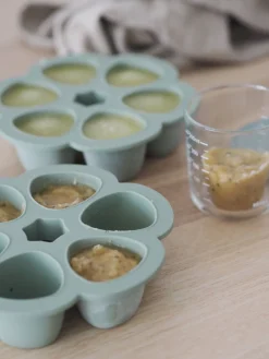 BÉABA Pots De Conservation*Multiportions Silicone 6 X 90 Ml Sage Green