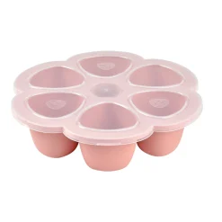 BÉABA Pots De Conservation*Multiportions Silicone 6*90Ml Old Pink