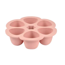 BÉABA Pots De Conservation*Multiportions Silicone 6*90Ml Old Pink