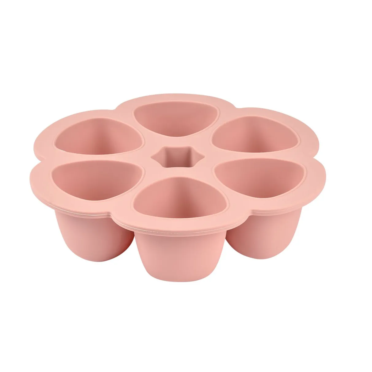 BÉABA Pots De Conservation*Multiportions Silicone 6*90Ml Old Pink