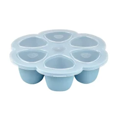 BÉABA Pots De Conservation*Multiportions Silicone 6*90Ml Windy Blue