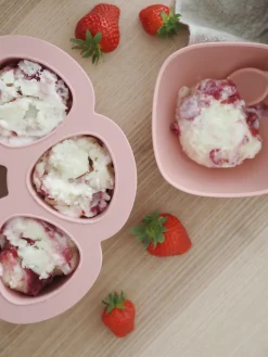 BÉABA Pots De Conservation*Multiportions Silicone 6*150Ml Old Pink