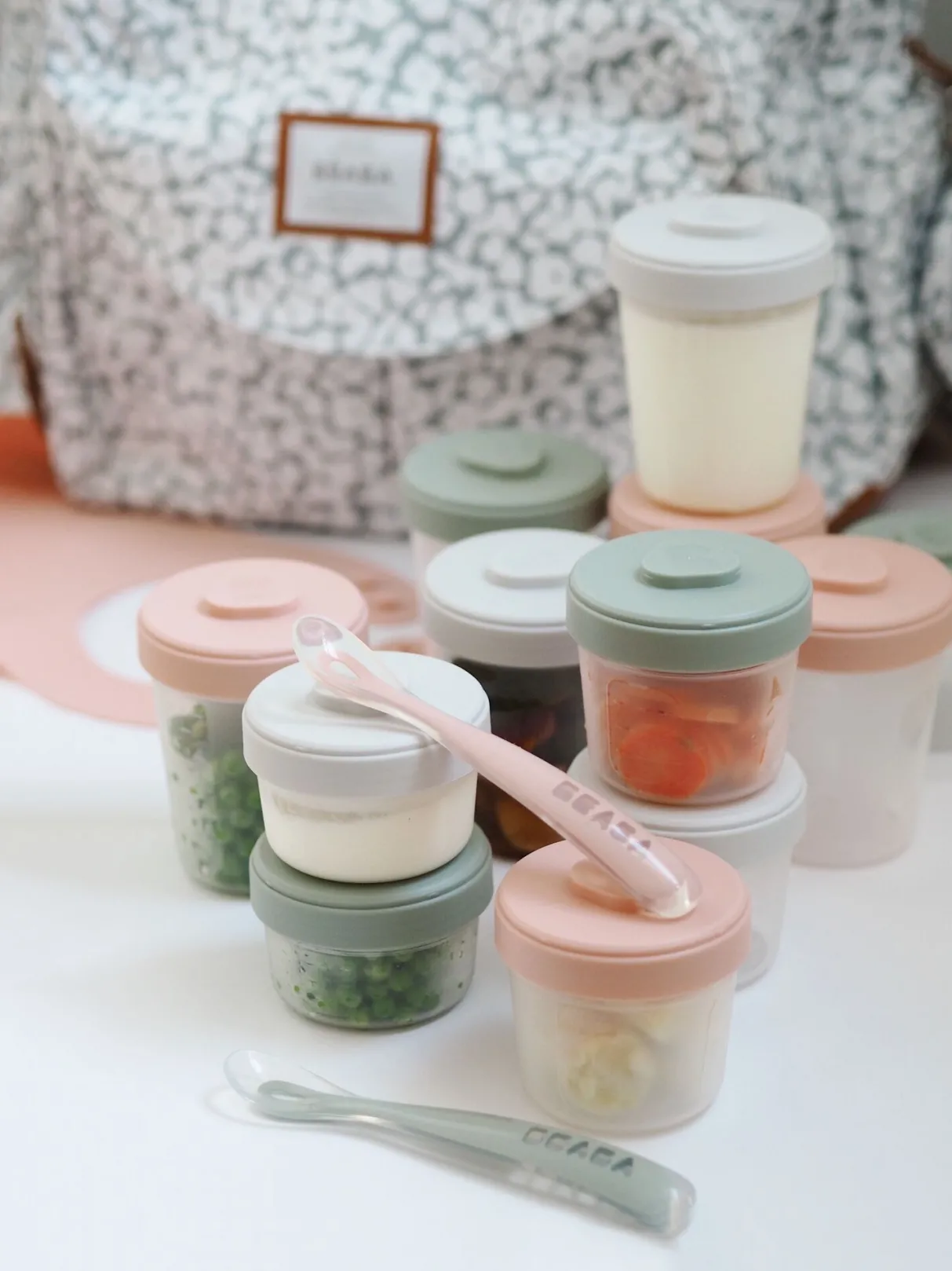 BÉABA Pots De Conservation*Pack 1Er Repas Eucalyptus