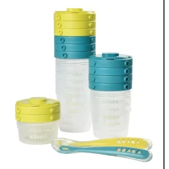 BÉABA Pots De Conservation*Pack 1Er Repas Neon