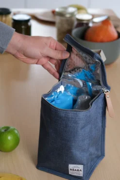 BÉABA Sacs Isotherme Bébé*Pochette Repas Isotherme Blue
