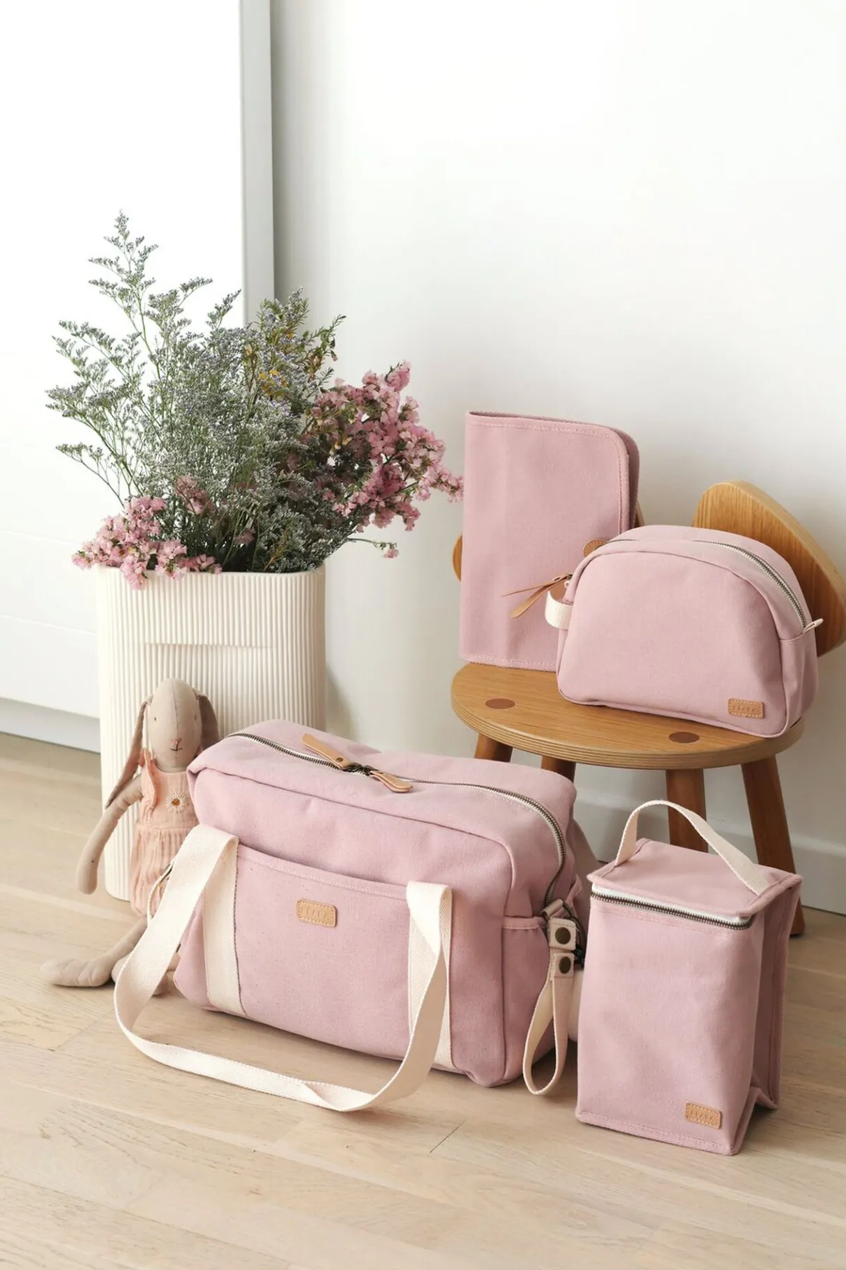 BÉABA Sacs Isotherme Bébé*Pochette Repas Isotherme Dusty Rose