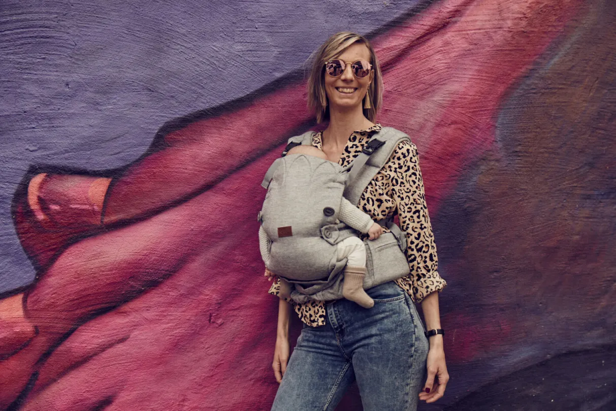 BÉABA Porte-Bébé Et Écharpes*Porte Bébé Najell X Beaba Grey