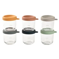 BÉABA Pots De Conservation*Set 6 Portions Verre 250 Ml