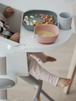 BÉABA Couverts, Vaisselle Et Bavoirs*Set Vaisselle Silicone 4 Pieces Eucalyptus