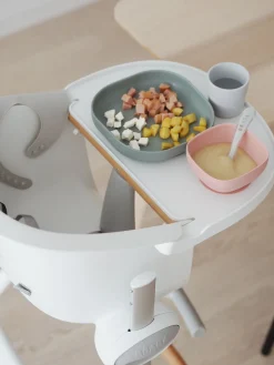 BÉABA Couverts, Vaisselle Et Bavoirs*Set Vaisselle Silicone 4 Pieces Eucalyptus