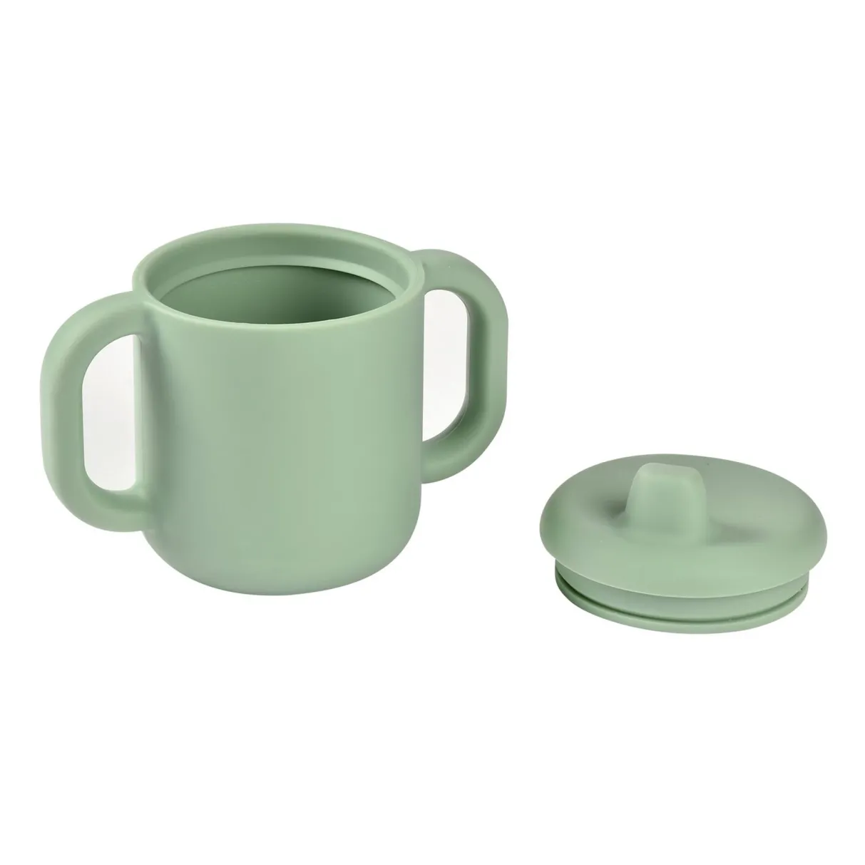 BÉABA Goûter Sain*Tasse D'Apprentissage Silicone Sage Green