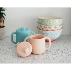 BÉABA Couverts, Vaisselle Et Bavoirs*Tasse D'Apprentissage Silicone Pink