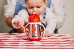 BÉABA Couverts, Vaisselle Et Bavoirs*Tasse Paille Inox 250 Ml Mathilde Cabanas