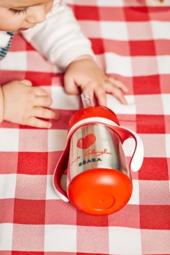 BÉABA Couverts, Vaisselle Et Bavoirs*Tasse Paille Inox 250 Ml Mathilde Cabanas