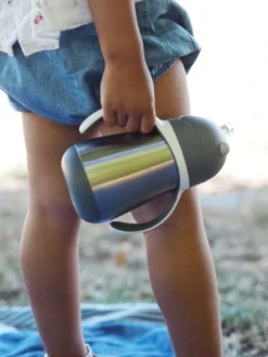 BÉABA Couverts, Vaisselle Et Bavoirs*Tasse Paille Inox 250 Ml Mineral Grey